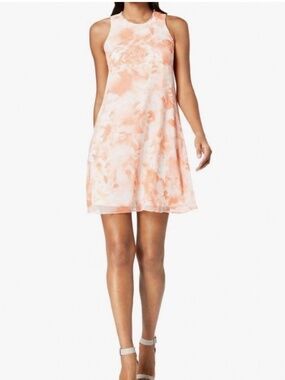 Calvin Klein Pink Floral Dress | Size 6